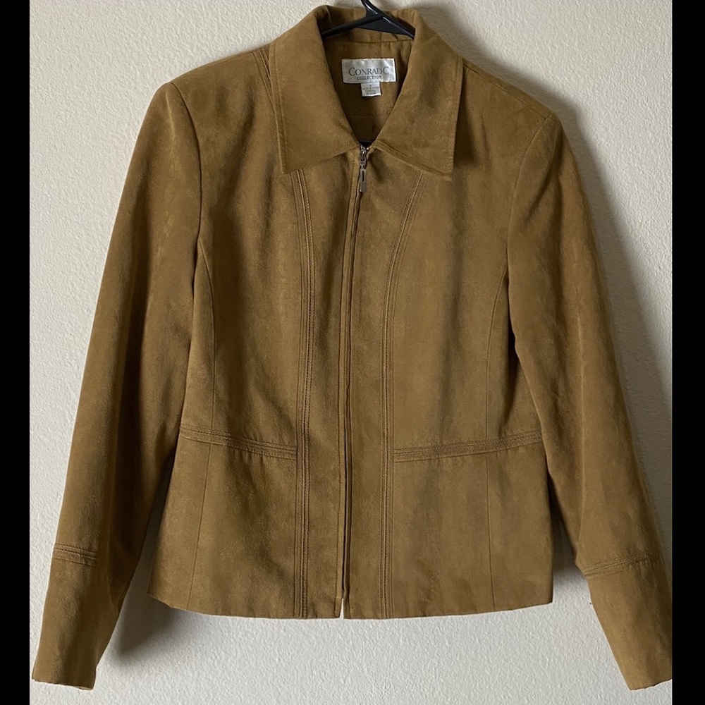 Faux suede jacket